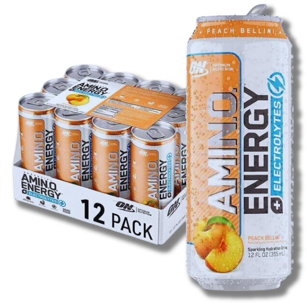 Amino Energy + Electrolytes Sparkling Hydration Water