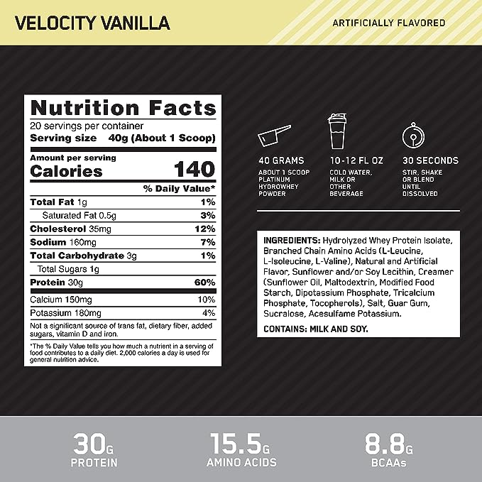 Platinum Hrydro Whey 3,61 LBS (1,64 Kg) 