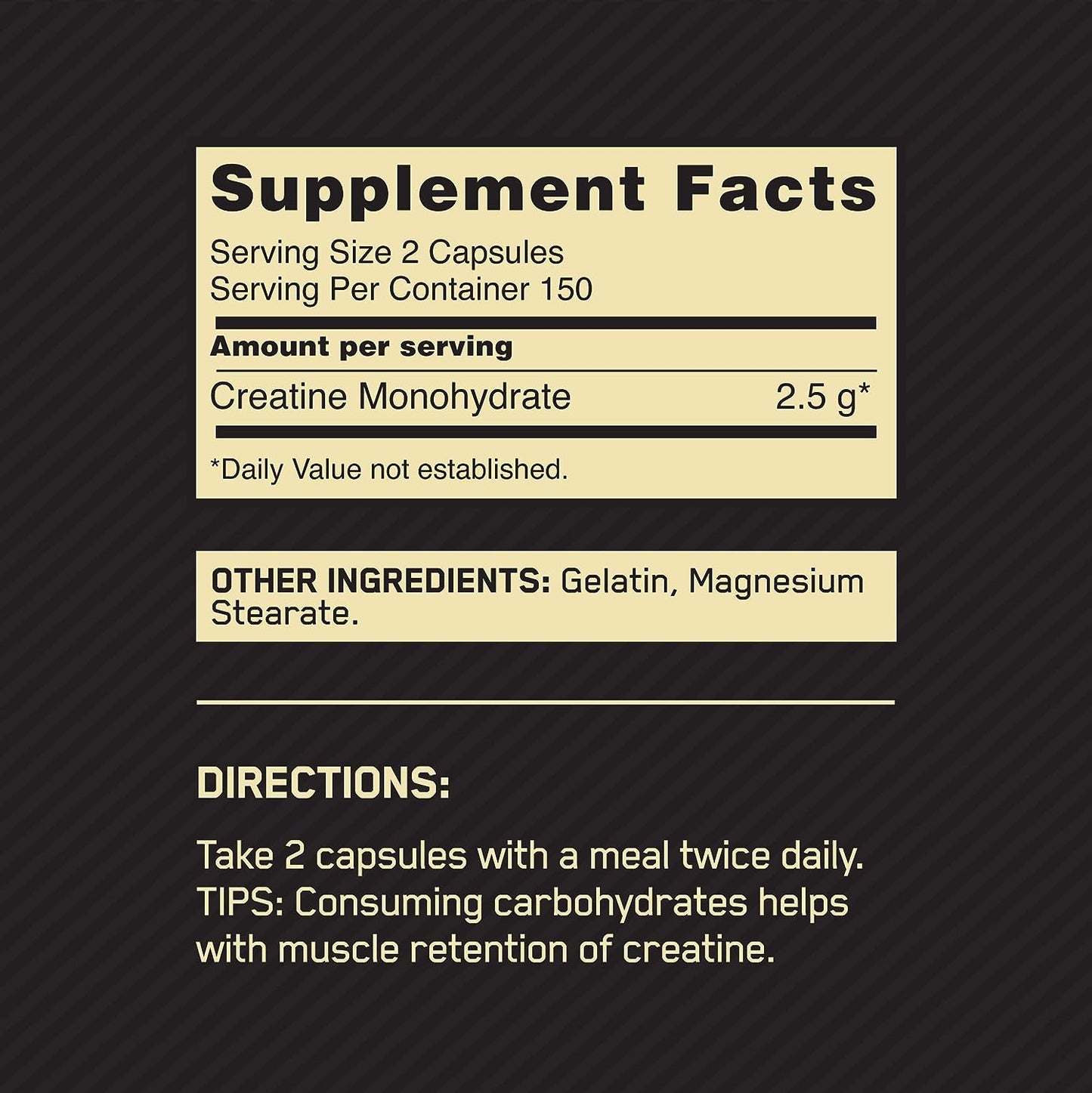 Micronized Creatine Capsules