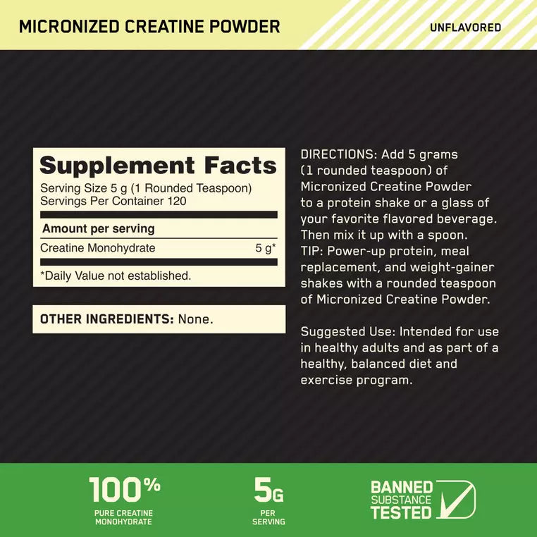 Micronised Creatine Powder